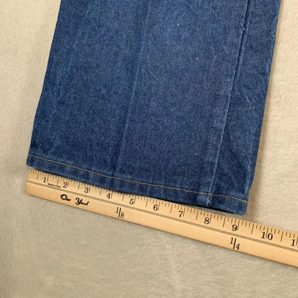 Wrangler Jeans Mens‎ Size 42x32 Blue Bootcut Cowboy Western Denim 945NAY Vintage